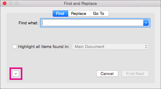 Missing find and replace on mac microsoft word download